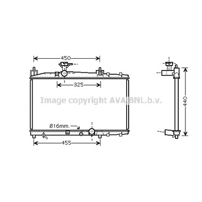 Photo Radiateur, refroidissement du moteur PRASCO TO2317