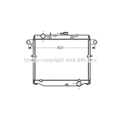 Photo Radiateur, refroidissement du moteur PRASCO TOA2379