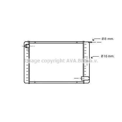 Photo Radiator, engine cooling PRASCO VO2020