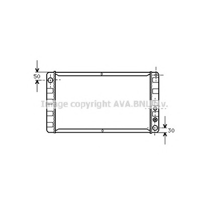 Photo Radiator, engine cooling PRASCO VO2055