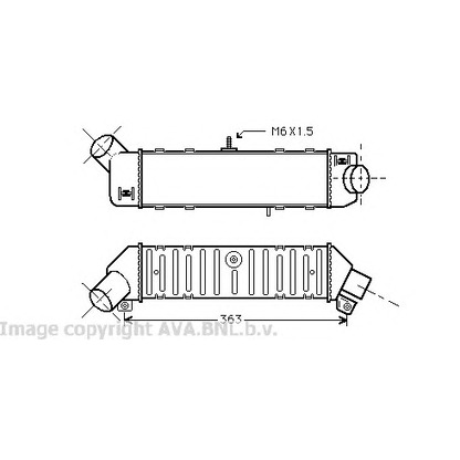 Photo Intercooler, charger PRASCO VW4162