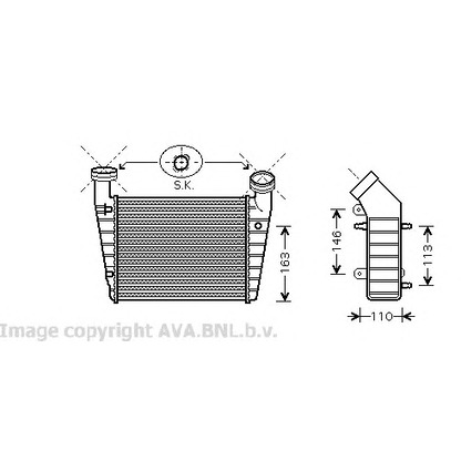 Foto Intercooler PRASCO VW4238