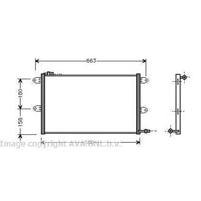 Foto Condensador, aire acondicionado PRASCO VW5144