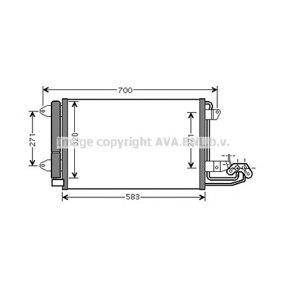 Фото Конденсатор, кондиционер PRASCO VW5209D