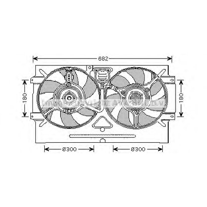 Photo Electric Motor, radiator fan PRASCO VW7518