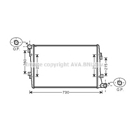 Photo Radiator, engine cooling PRASCO VWA2255