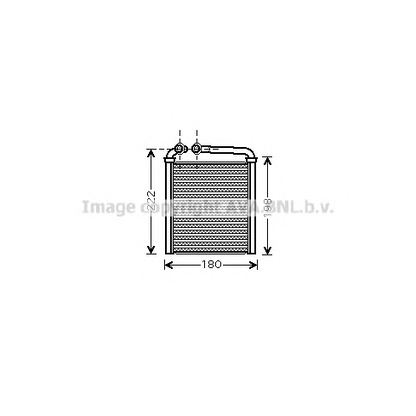 Photo Heat Exchanger, interior heating PRASCO VWA6256