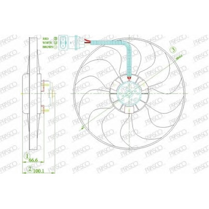 Photo Ventilateur, refroidissement du moteur PRASCO AD0163300