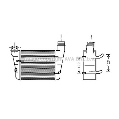 Foto Intercooler PRASCO AI4221