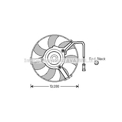 Foto Motor eléctrico, ventilador del radiador PRASCO AI7504