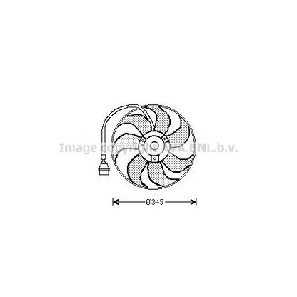 Foto Ventilador, refrigeración del motor PRASCO AI7509