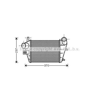 Photo Intercooler, charger PRASCO ALA4085