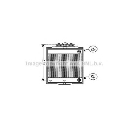 Photo Radiateur, refroidissement du moteur PRASCO BW2367