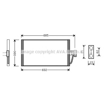 Photo Condenseur, climatisation PRASCO BW5254