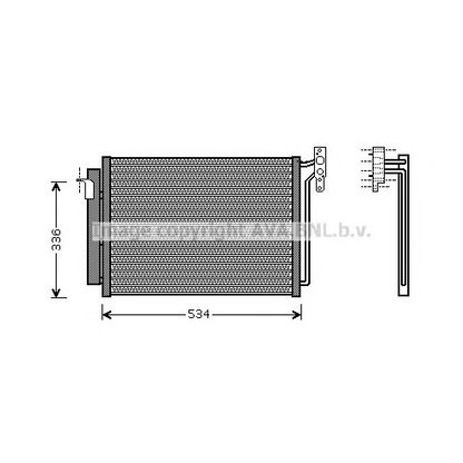 Photo Condenser, air conditioning PRASCO BW5281