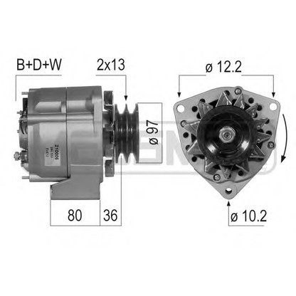 Photo Alternator MESSMER 210006