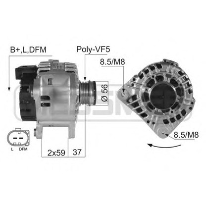 Photo Alternator MESSMER 210007