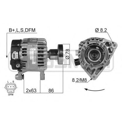 Foto Alternador MESSMER 210013