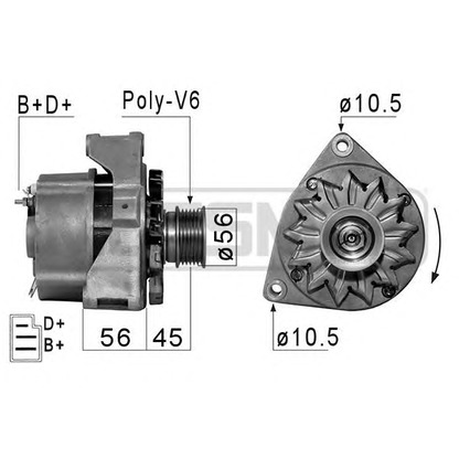 Zdjęcie Alternator MESSMER 210014