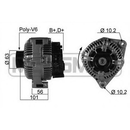 Zdjęcie Alternator MESSMER 210021