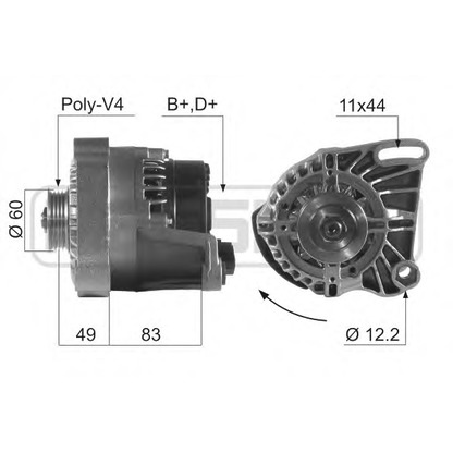 Zdjęcie Alternator MESSMER 210027