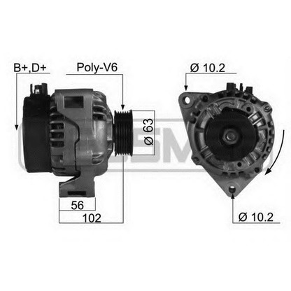 Zdjęcie Alternator MESSMER 210096