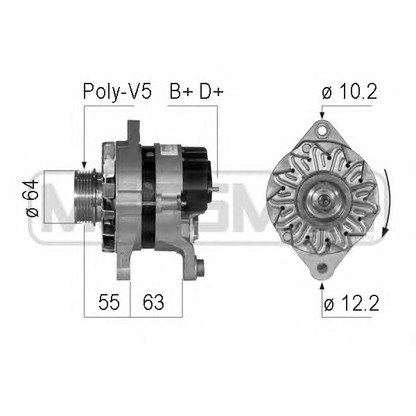 Zdjęcie Alternator MESSMER 210116