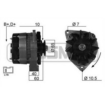 Photo Alternator MESSMER 210137