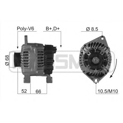 Foto Alternador MESSMER 210169