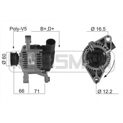 Zdjęcie Alternator MESSMER 210177