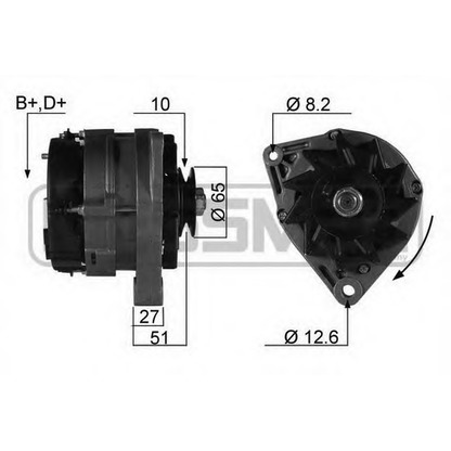 Foto Alternador MESSMER 210180