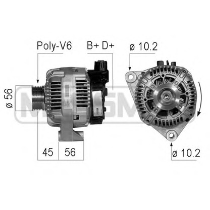 Foto Alternador MESSMER 210184