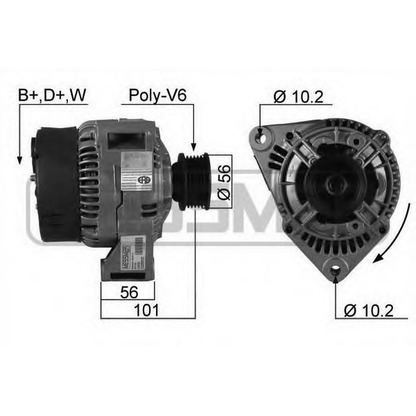 Zdjęcie Alternator MESSMER 210187