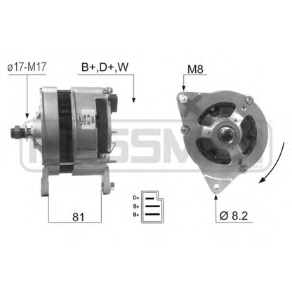 Photo Alternator MESSMER 210204