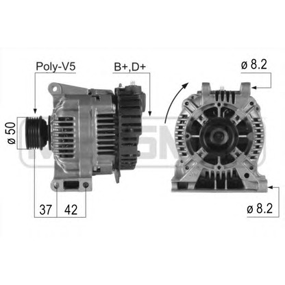 Photo Alternator MESSMER 210233