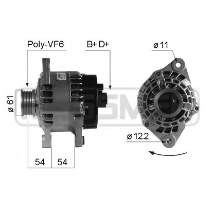 Foto Alternador MESSMER 210236