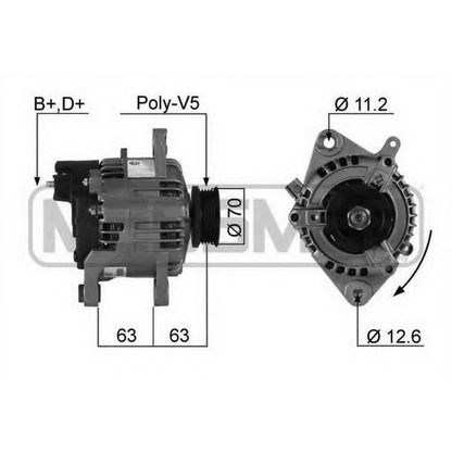 Photo Alternator MESSMER 210238