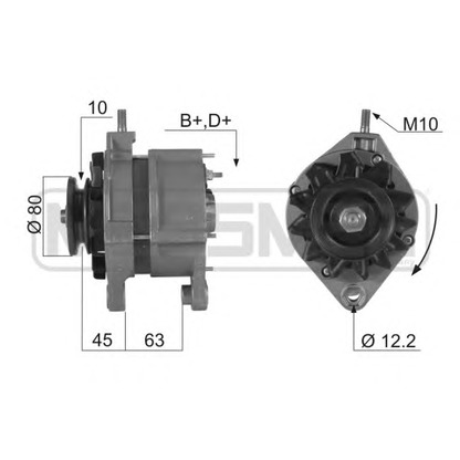 Foto Alternador MESSMER 210257