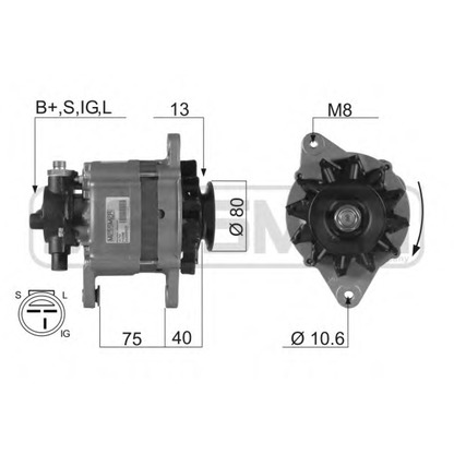 Photo Alternator MESSMER 210288