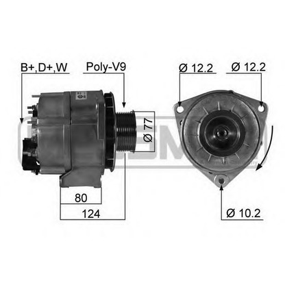 Zdjęcie Alternator MESSMER 210302