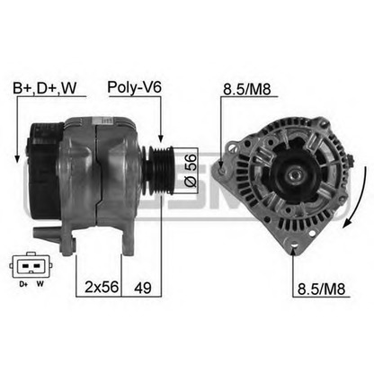 Zdjęcie Alternator MESSMER 210350