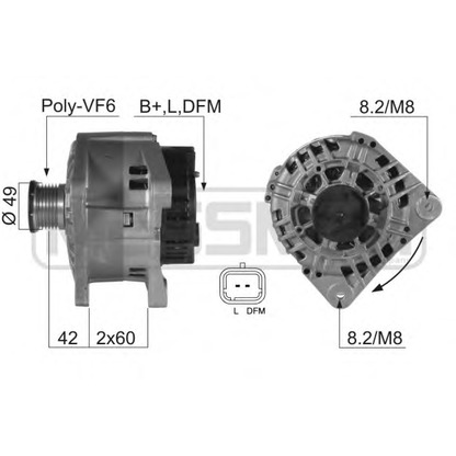 Foto Alternador MESSMER 210353