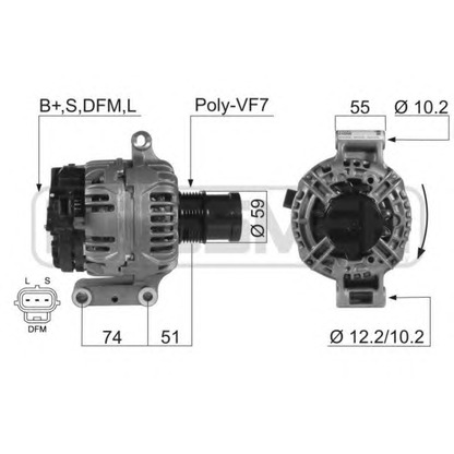 Photo Alternator MESSMER 210399