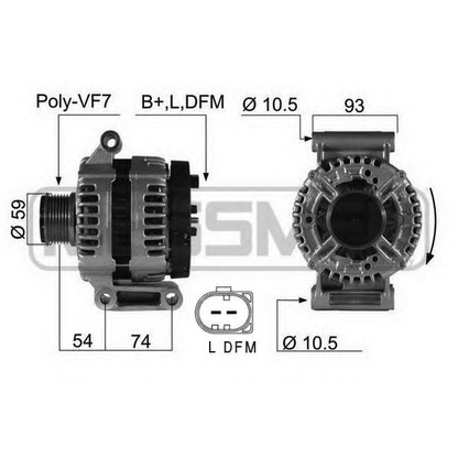 Foto Alternador MESSMER 210422