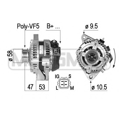 Photo Alternator MESSMER 210493