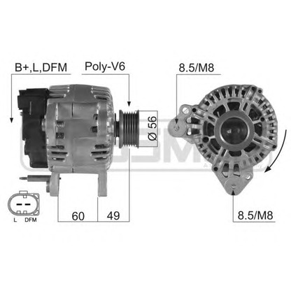 Photo Alternator MESSMER 210496