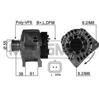 Zdjęcie Alternator MESSMER 210503