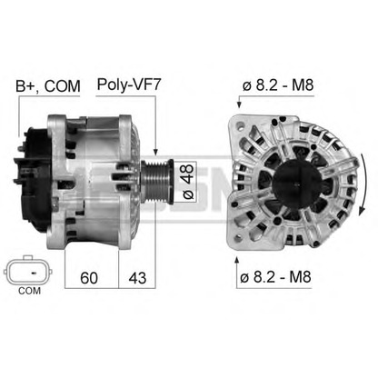 Foto Alternador MESSMER 210510