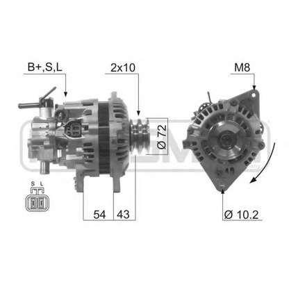 Foto Alternador MESSMER 210595