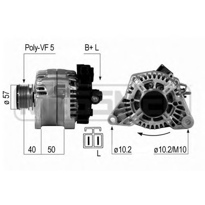 Zdjęcie Alternator MESSMER 210651